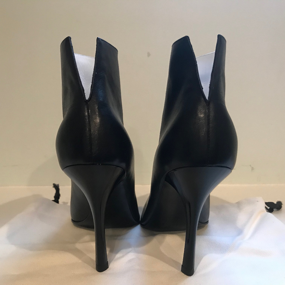 CELINE Ankle Boots - Luxury Black Kidskin - Picture 2 of 8